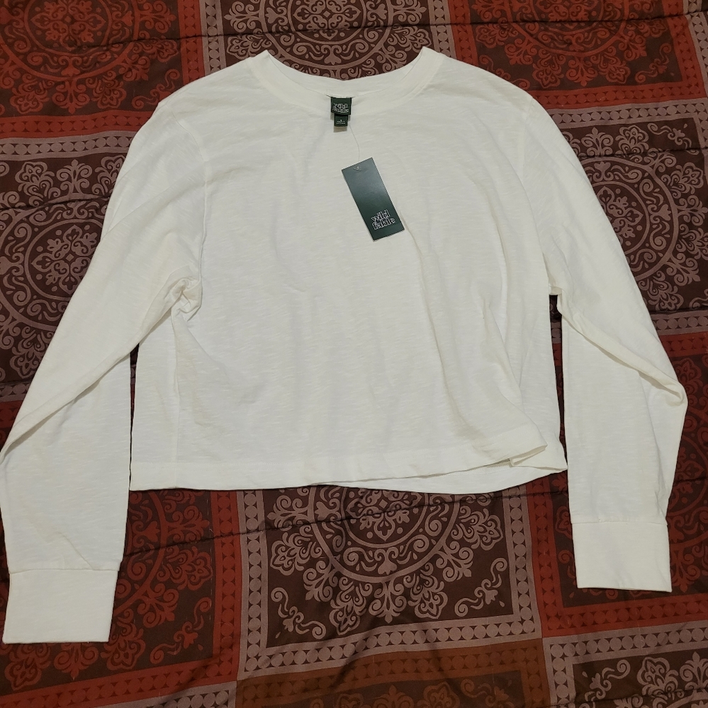 White long sleeve shirt